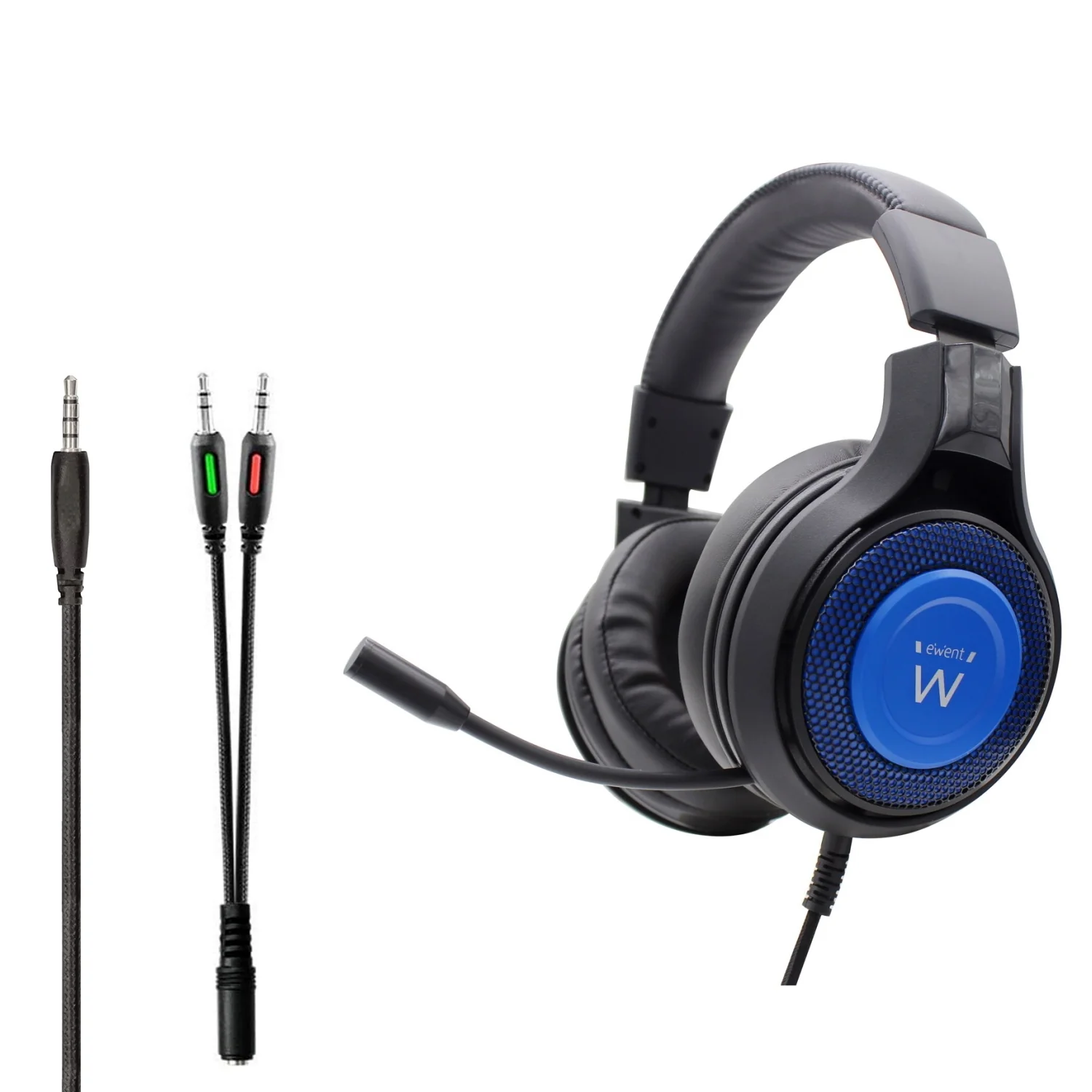 Auscultadores Gaming Ewent PL3322 com Fio Fita Pescoço Microfone Boom PC Consola - Imagem 3