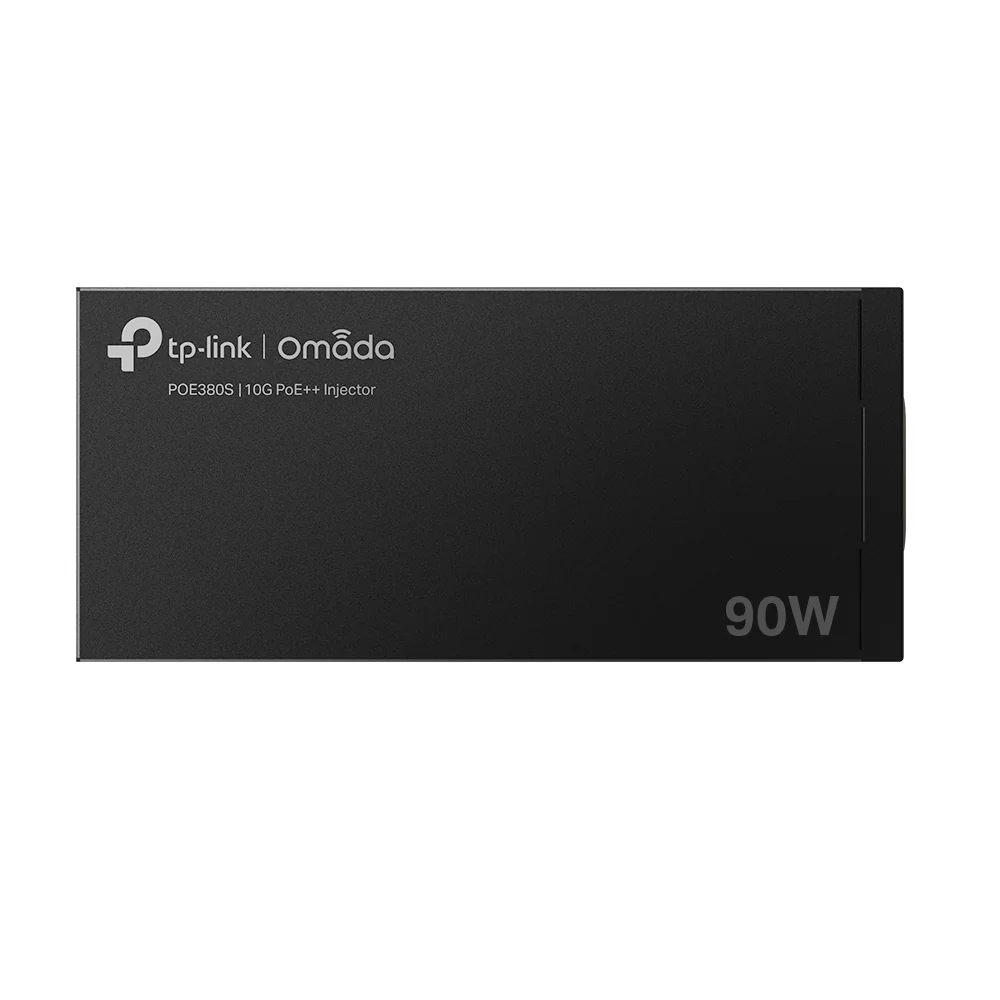 Injetor PoE++ TP-Link Omada 10G 10 Gigabit Ethernet Preto - Imagem 1