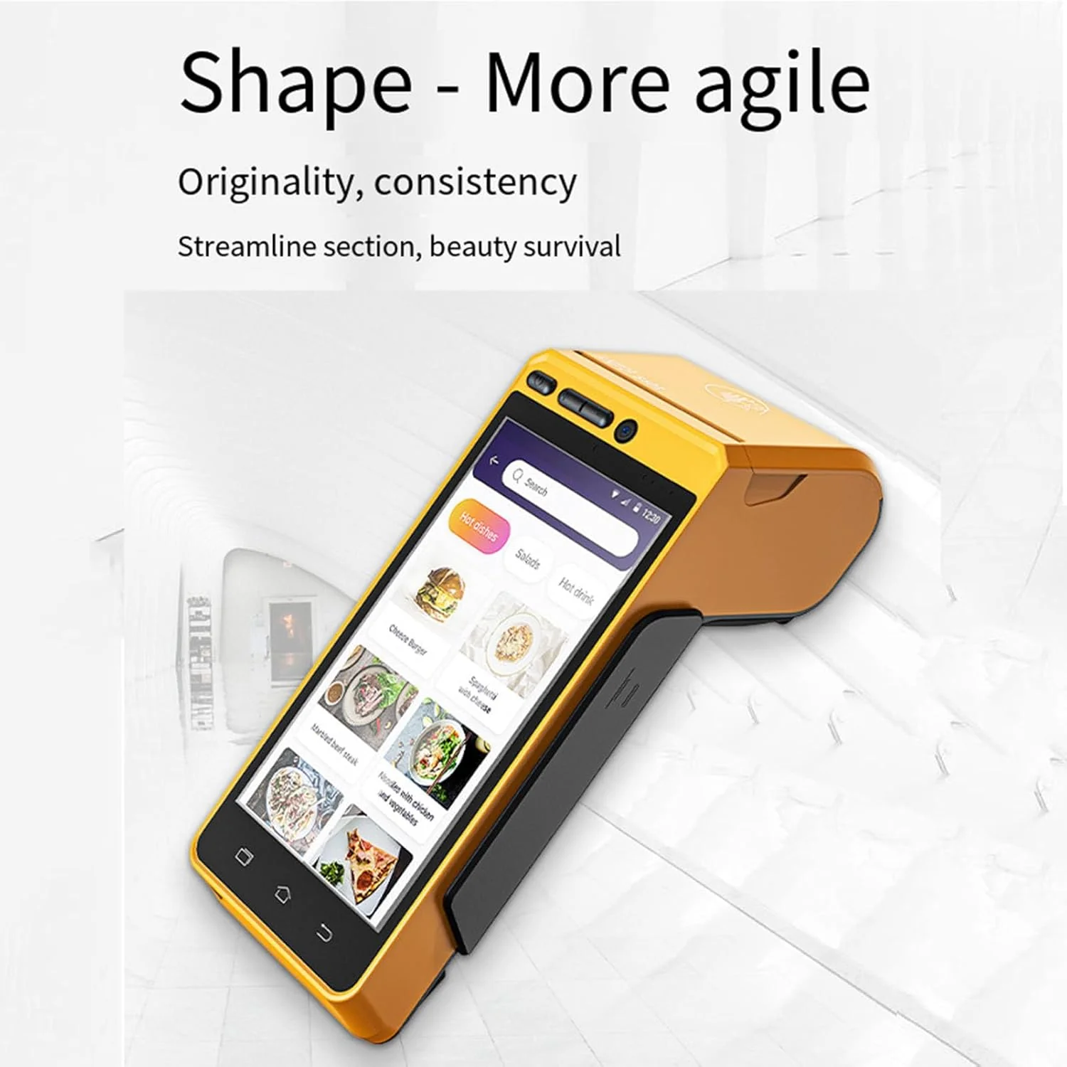 Terminal POS Android Sitten A1280 11,6" Full HD Android 11 com Impressora 80mm e VFD - Imagem 4