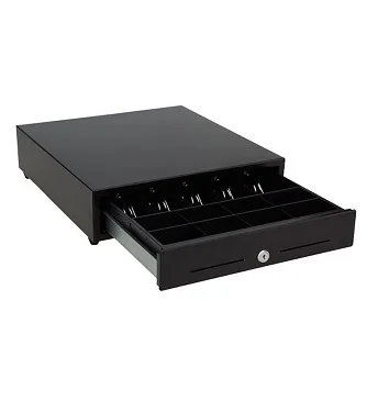 Gaveta de dinheiro horizontal metálica Sitten 41x41 RJ11 preta