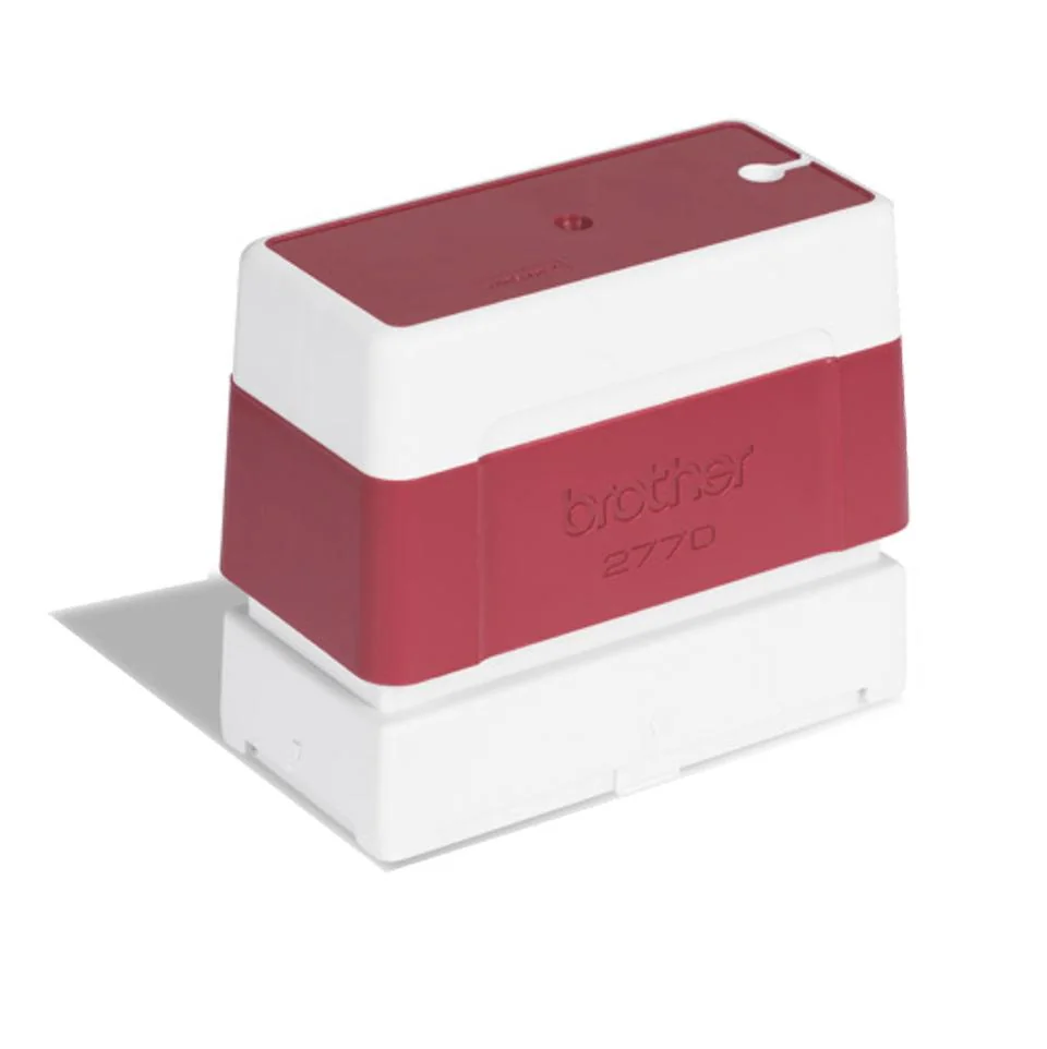 Suporte de carimbo Brother PR-2770-R6P vermelho 27x70mm - 6 unidades