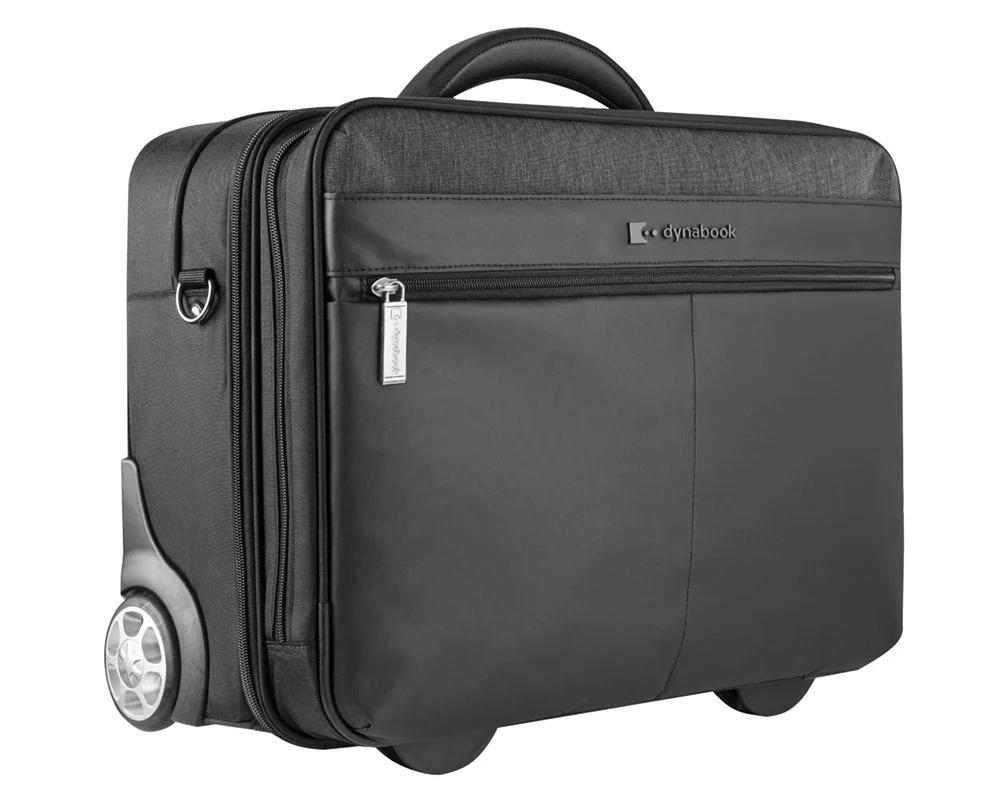 Mala Trolley para Portátil Dynabook 15.6" Premium em Poliéster Preta