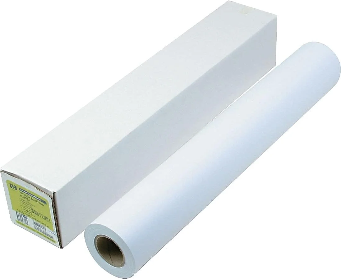 Rolo de Papel Bond HP Q1396A 24" x 45,7 m para Plotter - Imagem 2