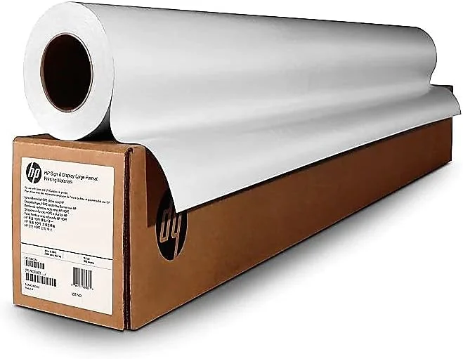 Rolo de Papel Revestido HP Q1413B Heavyweight Coated 36" x 30,5 m Fosco Branco - Imagem 2