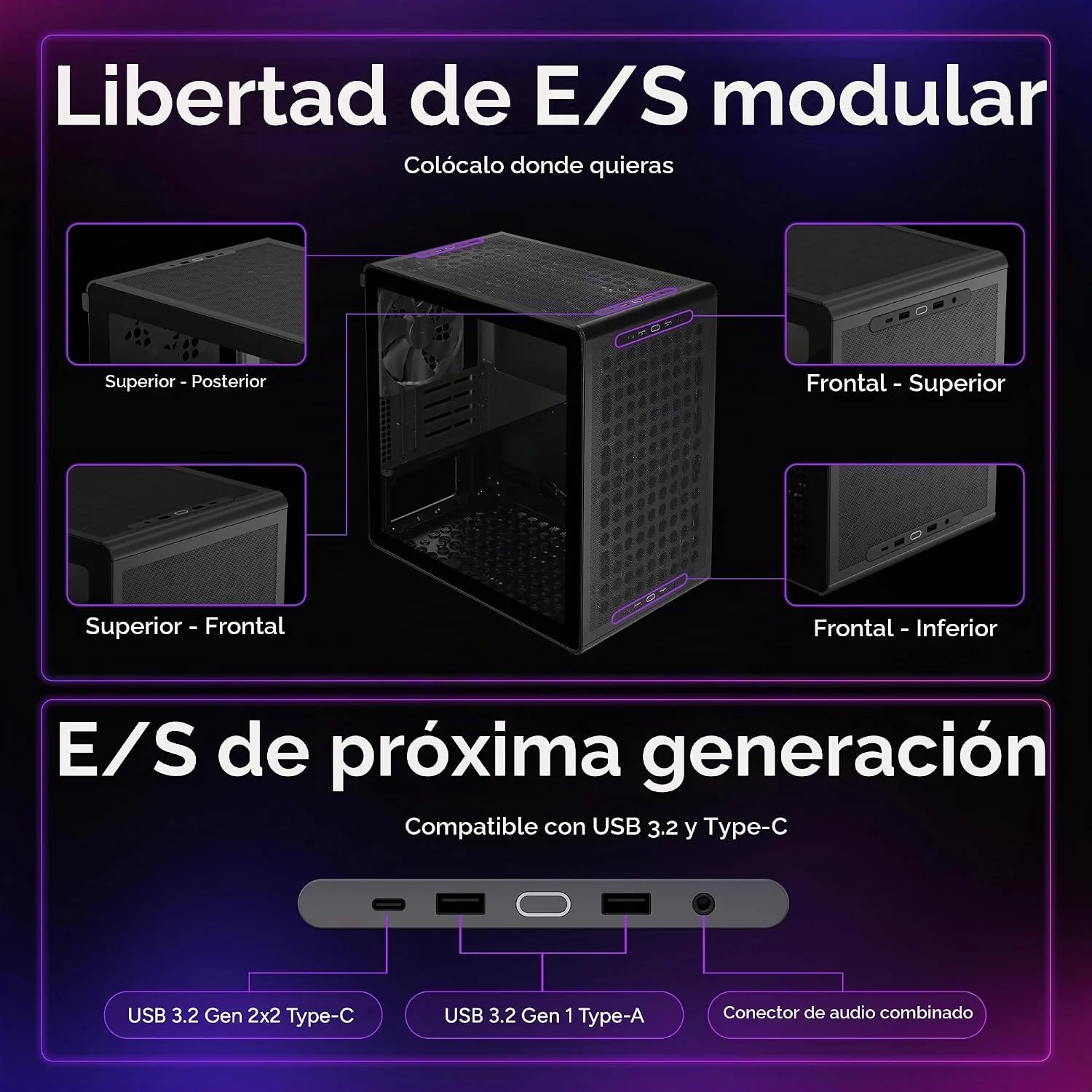Caixa PC Cooler Master MasterBox Q300L V3 Preto - Imagem 3