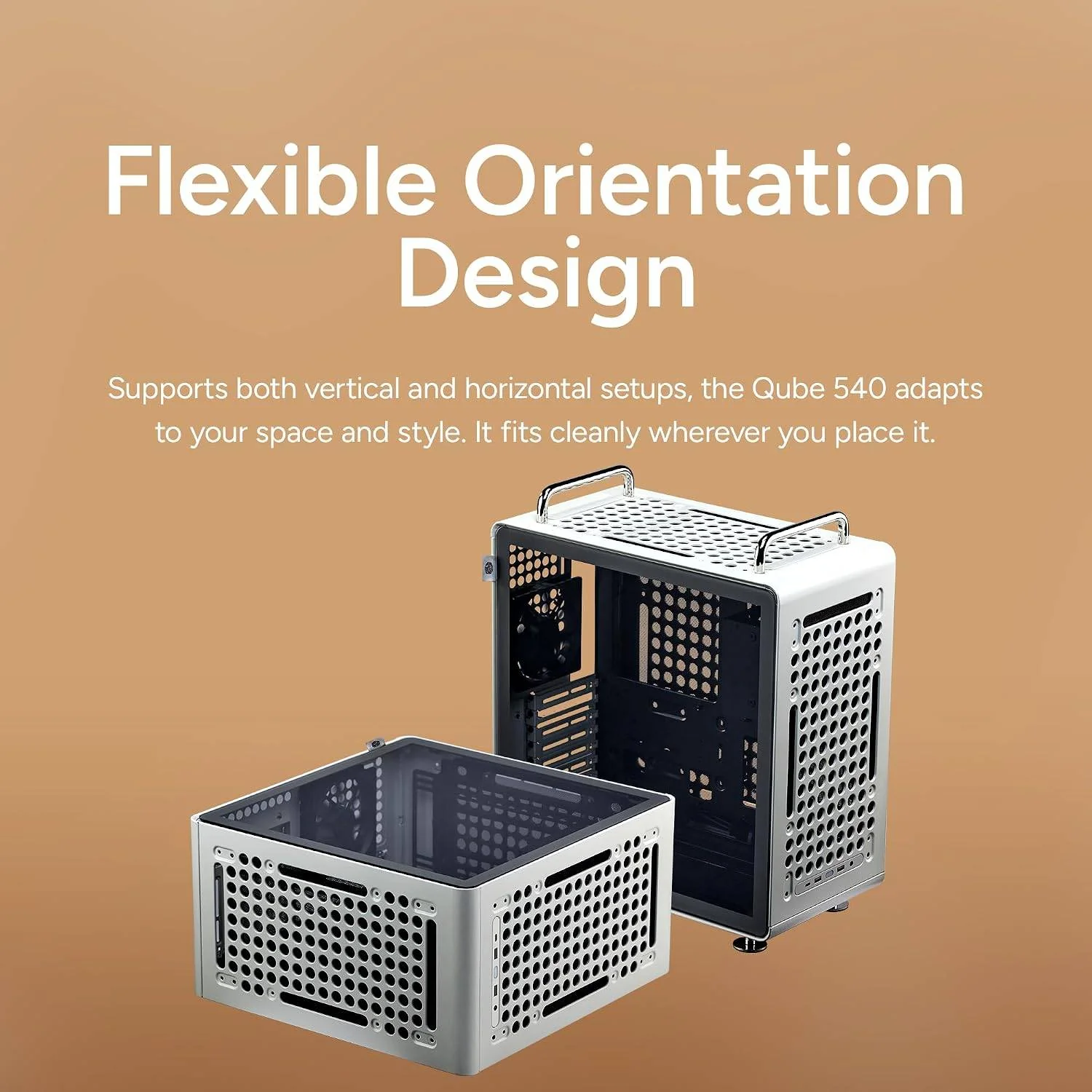 Caixa para PC Cooler Master Q300L V3 Branco - Imagem 6