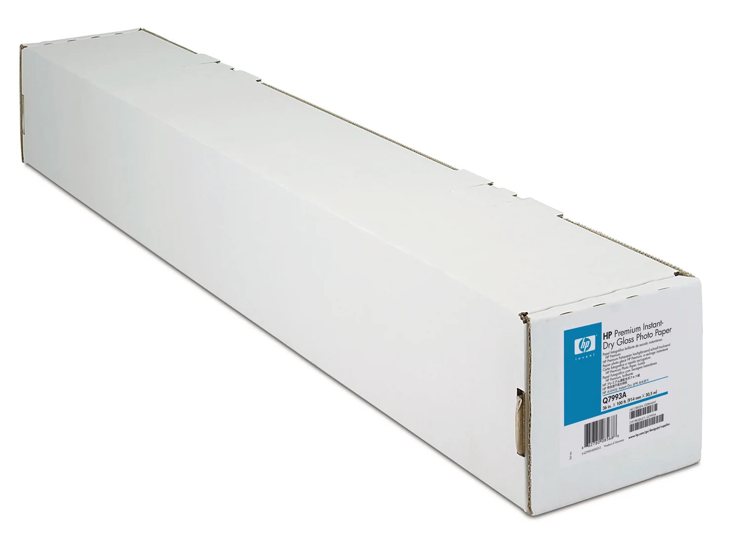 Papel fotográfico brilhante HP Premium Instant-Dry 610 mm x 22,8 m 260 g/m² para plotter - Imagem 1