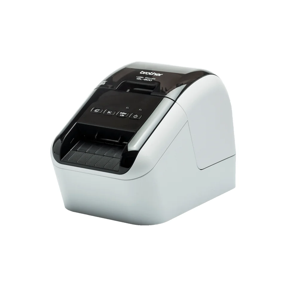Impressora de etiquetas Brother QL-800 térmica direta preto e vermelho 300x600 DPI USB - Imagem 2