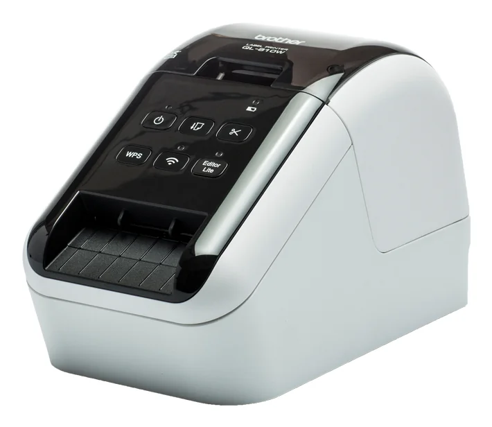 Impressora de etiquetas Brother QL-810W WiFi térmica direta preto e vermelho 300x600 DPI - Imagem 3