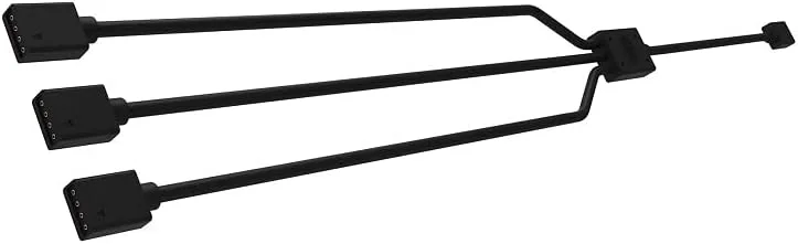 Cabo divisor RGB Cooler Master Splitter 1 para 5 conectores 4 pinos 12V - Imagem 3