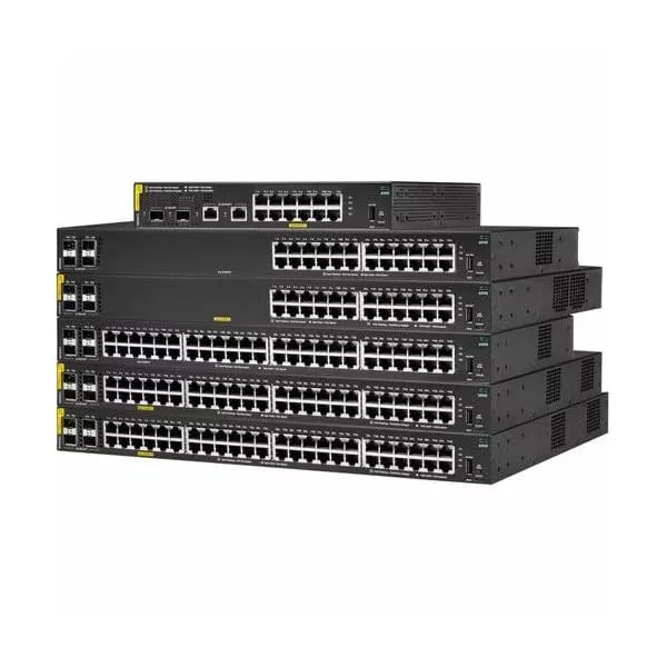 Switch HPE Aruba CX 6000 24 portas 1G + 4 portas SFP 1G