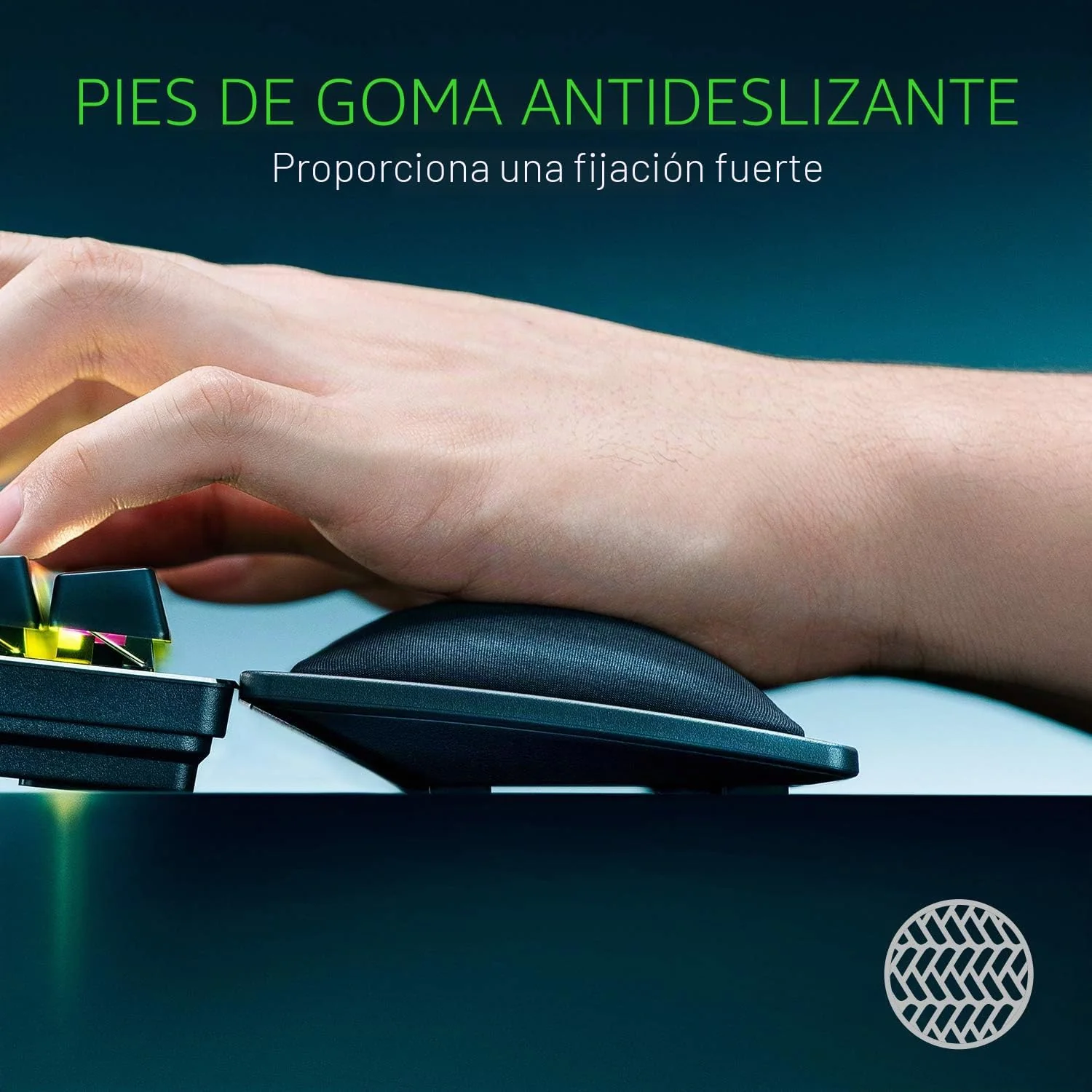 Apoio de Pulso para Teclado Razer Wrist Rest Pro com Gel de Refrescamento Preto - Imagem 3