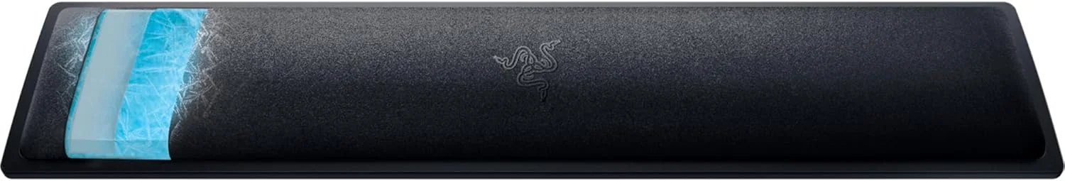 Apoio de Pulso para Teclado Razer Wrist Rest Pro com Gel de Refrescamento Preto