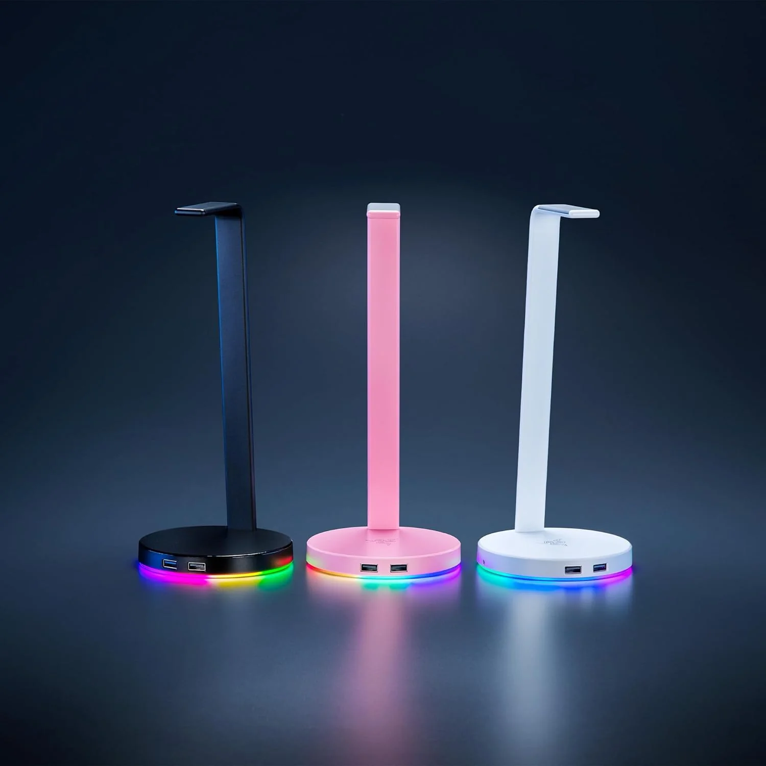 Suporte para Auscultadores Razer Base Station V2 Chroma Quartz com Hub USB - Imagem 8