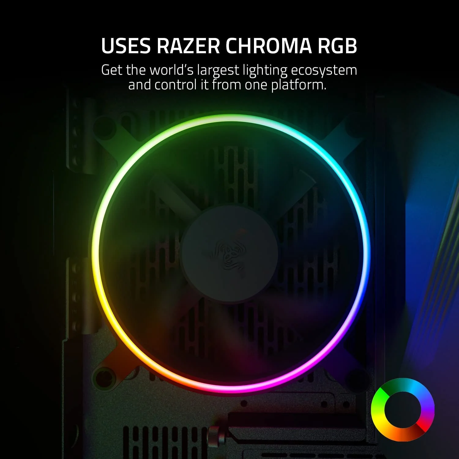 Ventoinha Gaming Razer Kunai 140mm aRGB PWM - Pack 1 Unidade - Imagem 6