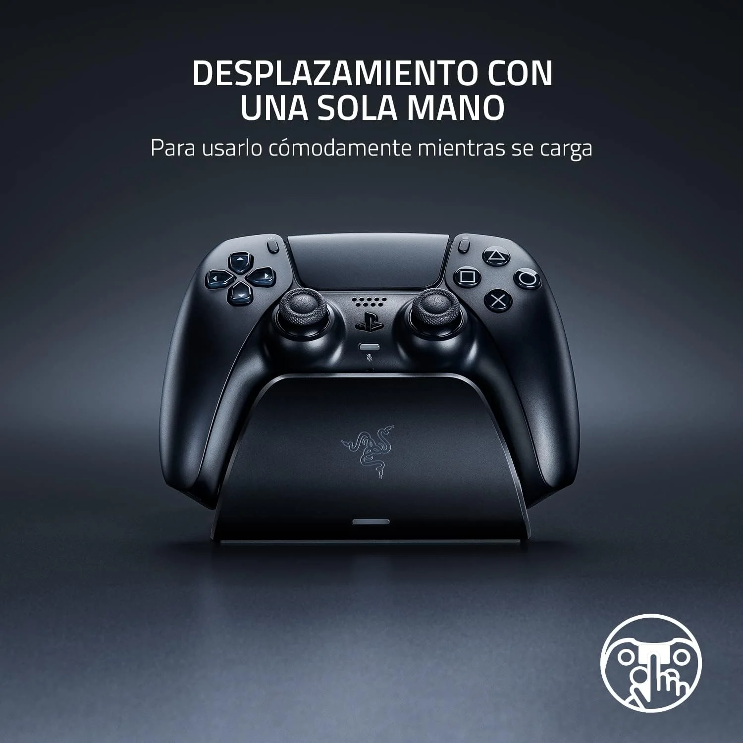 Suporte de Carregamento para Comando PS5 Razer Universal Quick Charging Cosmic Red - Imagem 5