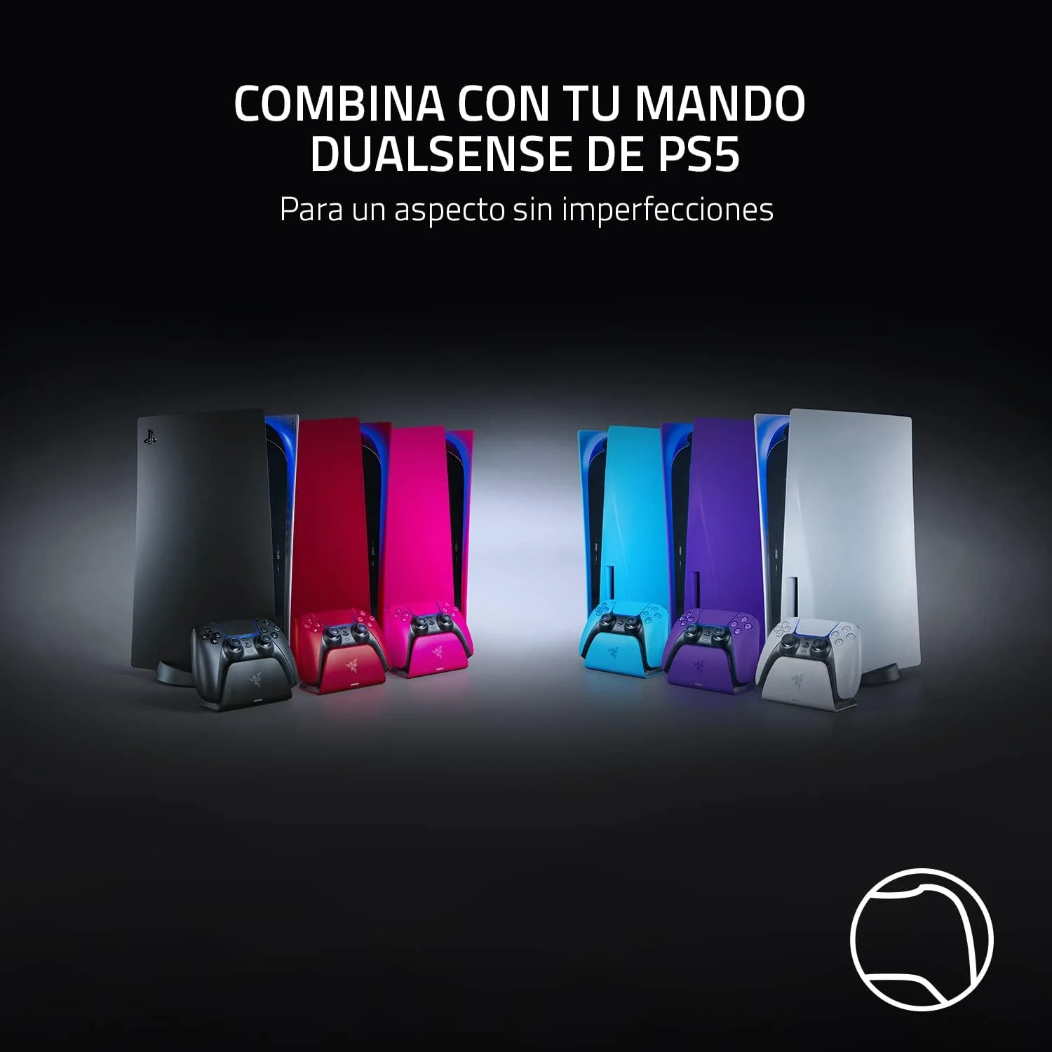 Suporte de Carregamento para Comando PS5 Razer Universal Quick Charging Cosmic Red - Imagem 4