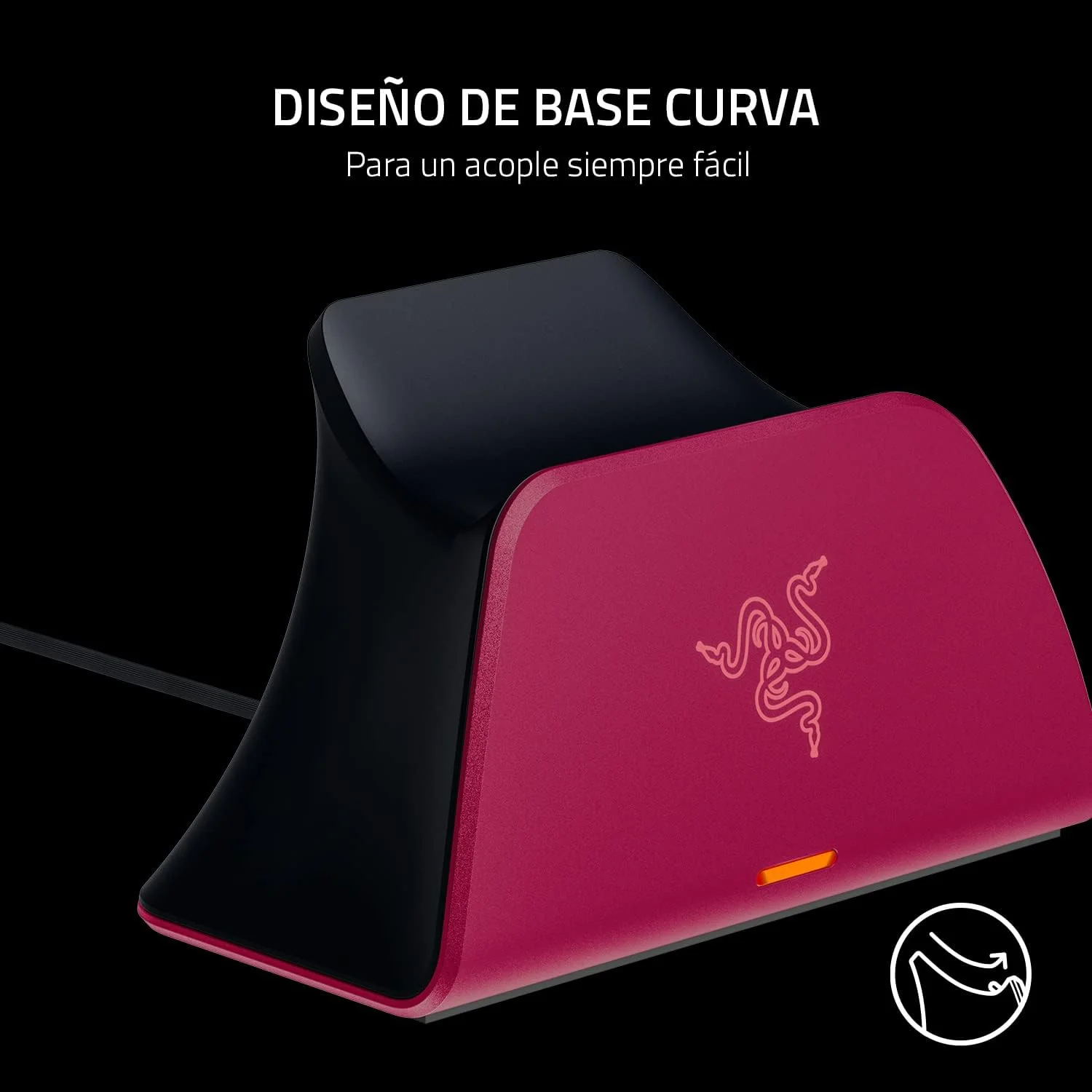 Suporte de Carregamento para Comando PS5 Razer Universal Quick Charging Cosmic Red - Imagem 3