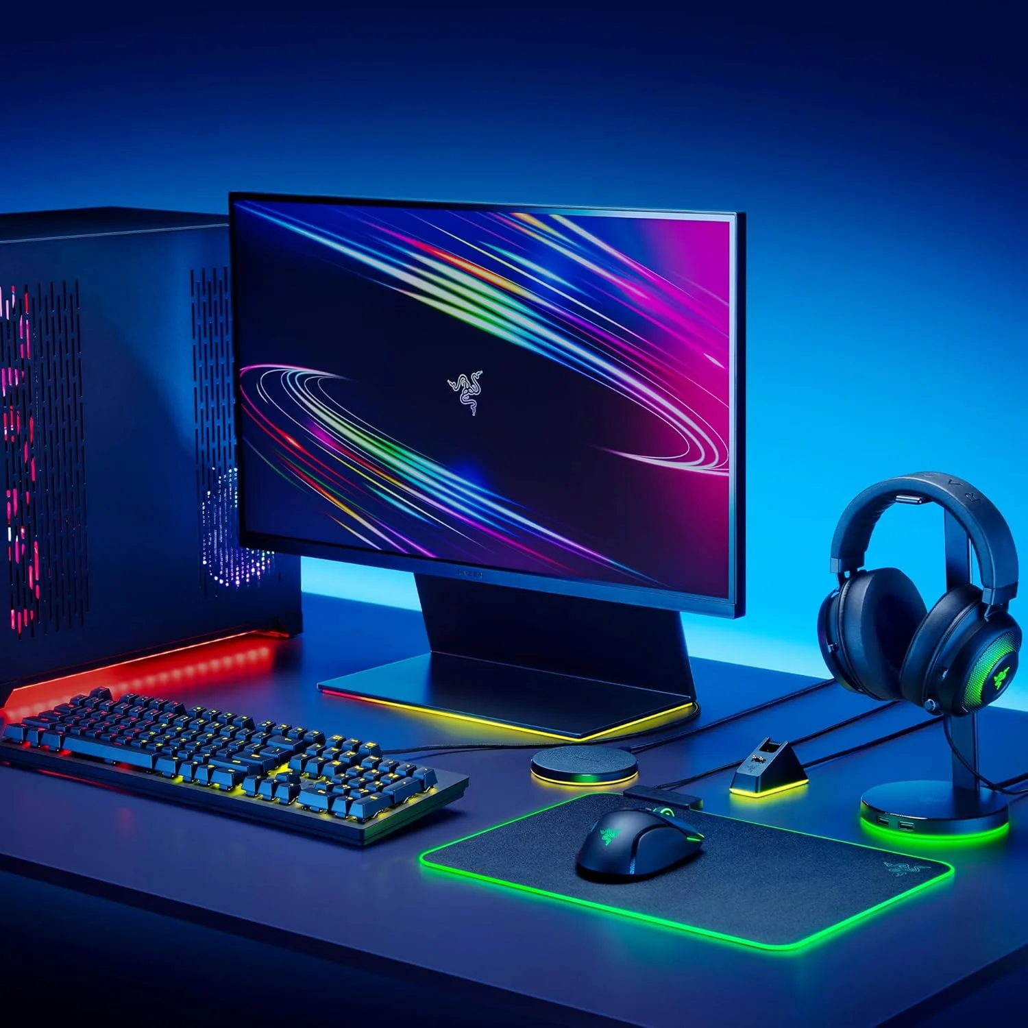 Base de Carregamento Razer Mouse Dock Chroma RGB Magnética Preto - Imagem 11
