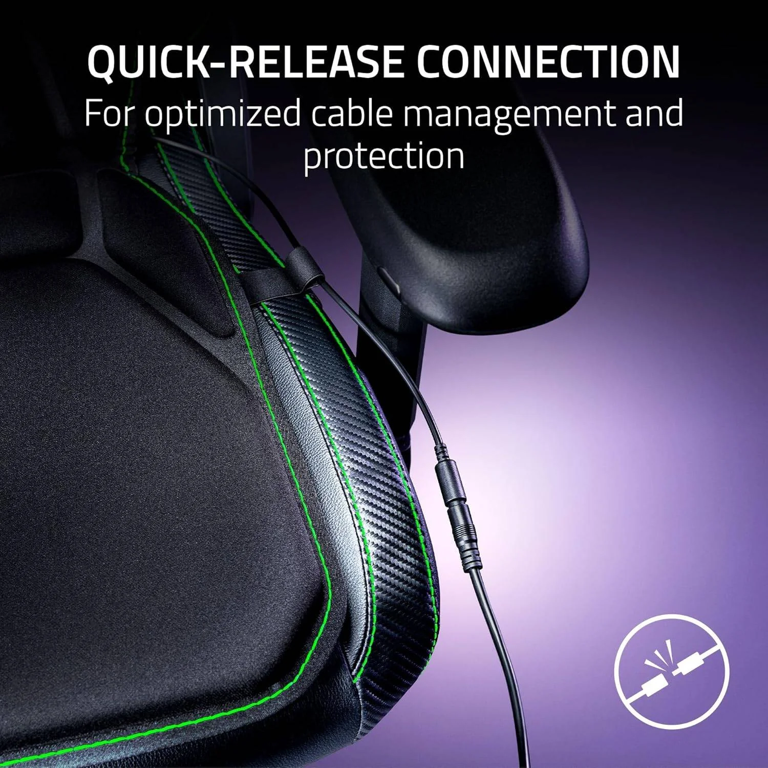 Almofada de Assento Gaming Razer Freyja Haptic com Vibração Sem Fios 2.4GHz Preto - Imagem 6