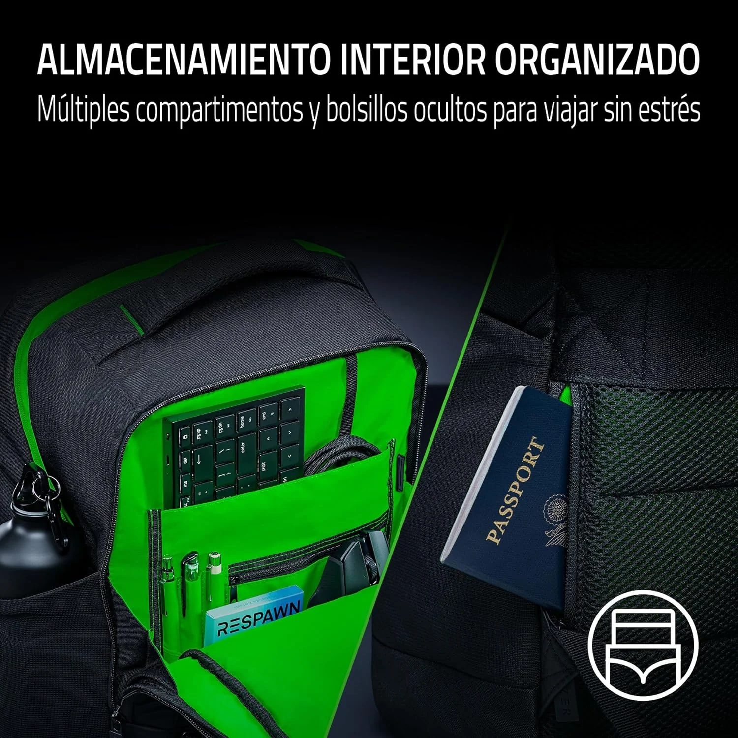Mochila para Portátil Razer Rogue V4 16" Gaming - Imagem 3