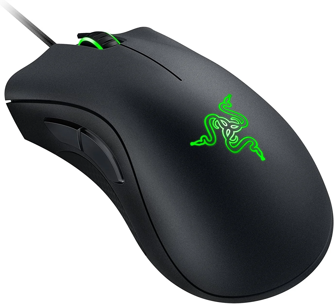 Rato Gaming Razer DeathAdder Essential Optical 6400 DPI Ergonómico Preto USB Cabo Económico - Imagem 4