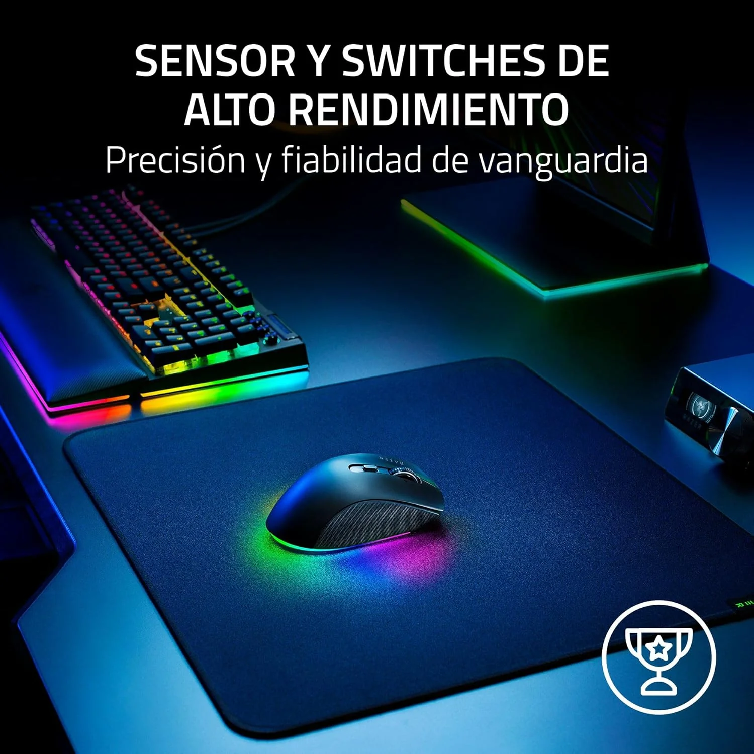Rato Gaming Razer Pro Click V2 Wireless 30000 DPI Ergonómico - Imagem 7