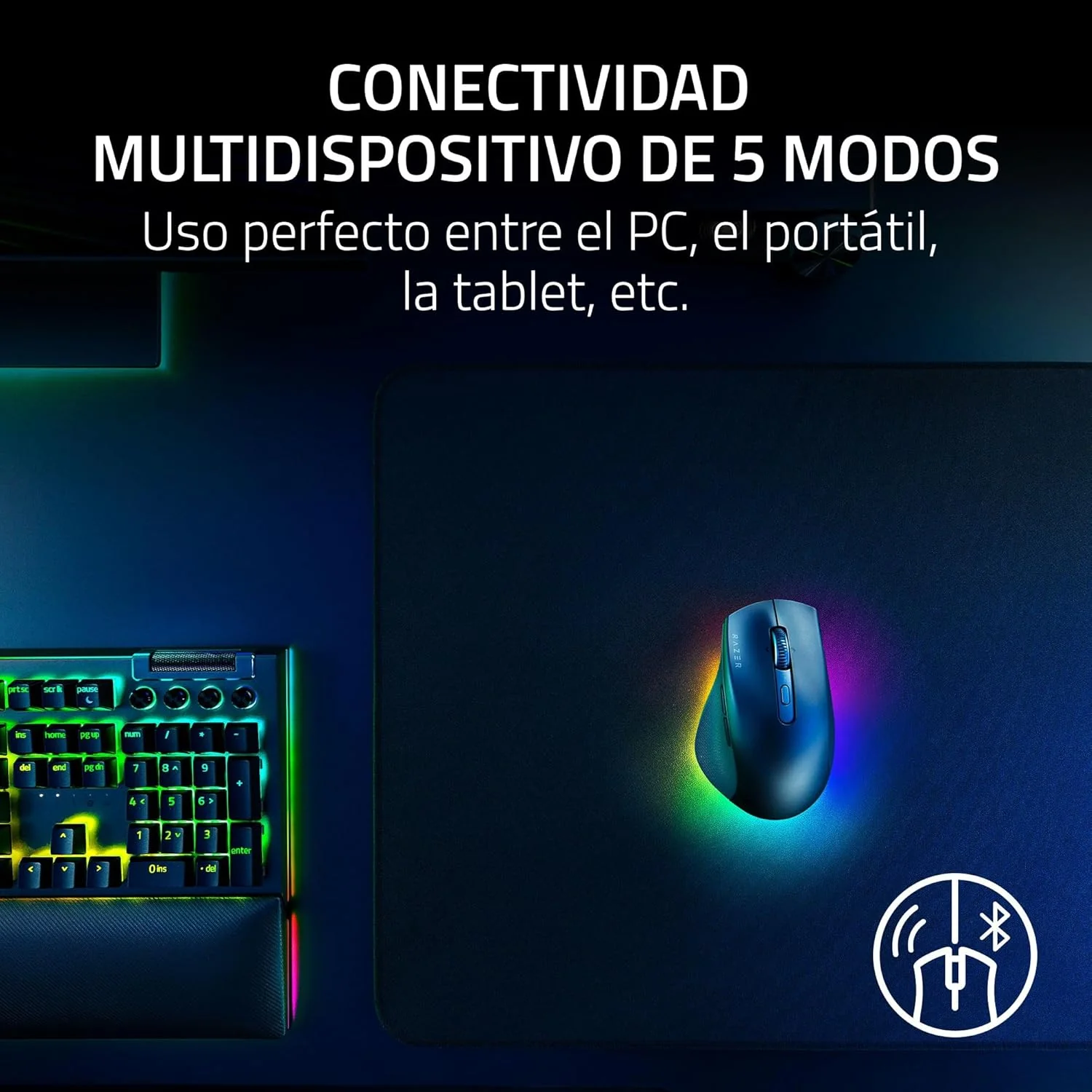 Rato Gaming Razer Pro Click V2 Wireless 30000 DPI Ergonómico - Imagem 5