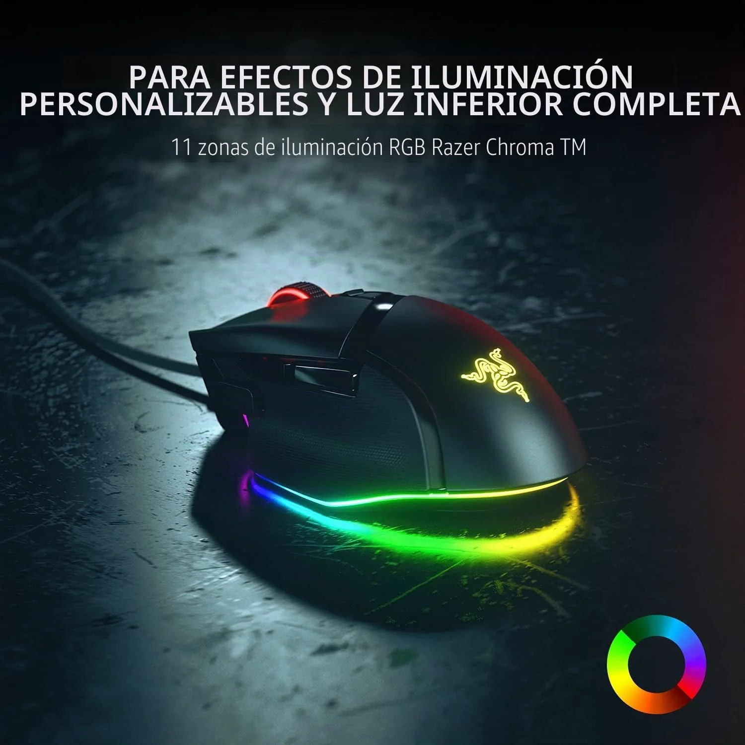 Rato Gaming Razer Basilisk V3 com Scroll Inteligente e RGB - Imagem 4