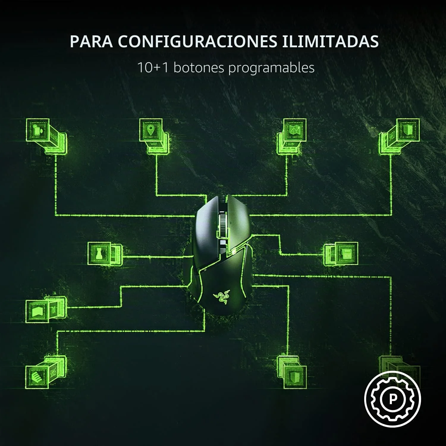 Rato Gaming Razer Basilisk V3 com Scroll Inteligente e RGB - Imagem 2