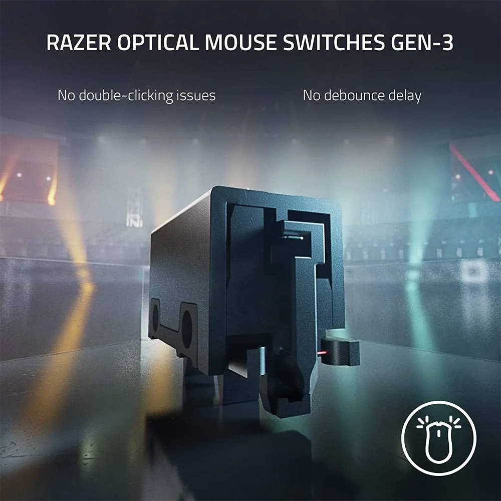 Rato Gaming Sem Fios Razer DeathAdder V3 Pro Preto - Imagem 5