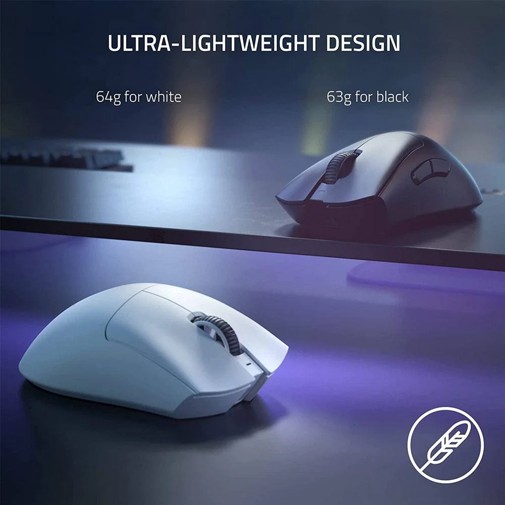 Rato Gaming Sem Fios Razer DeathAdder V3 Pro Preto - Imagem 2