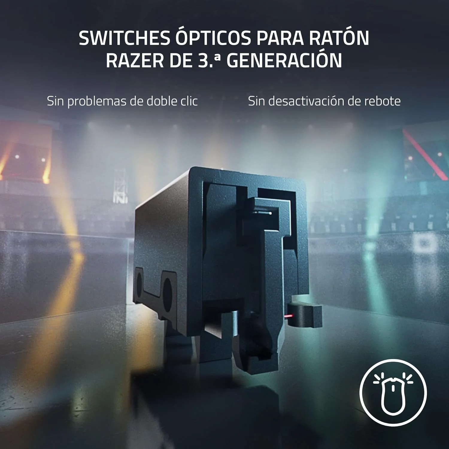 Rato Gaming Razer DeathAdder V3 Pro Wireless eSports Ultra-Leve 63g 30K DPI Focus Pro Branco - Imagem 7