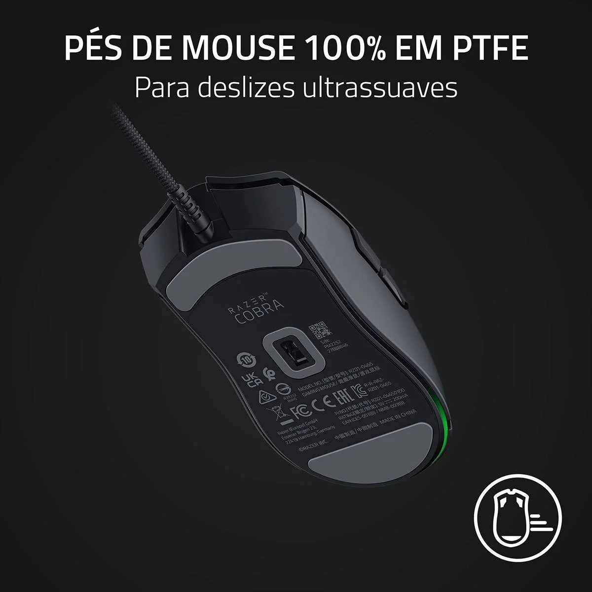 Rato Gaming Com Fios Razer Cobra - Imagem 7