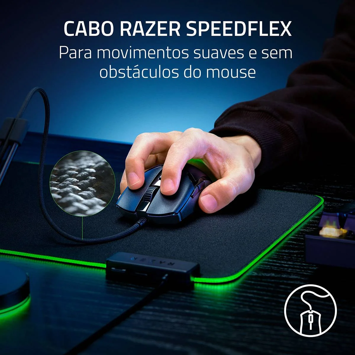 Rato Gaming Com Fios Razer Cobra - Imagem 6
