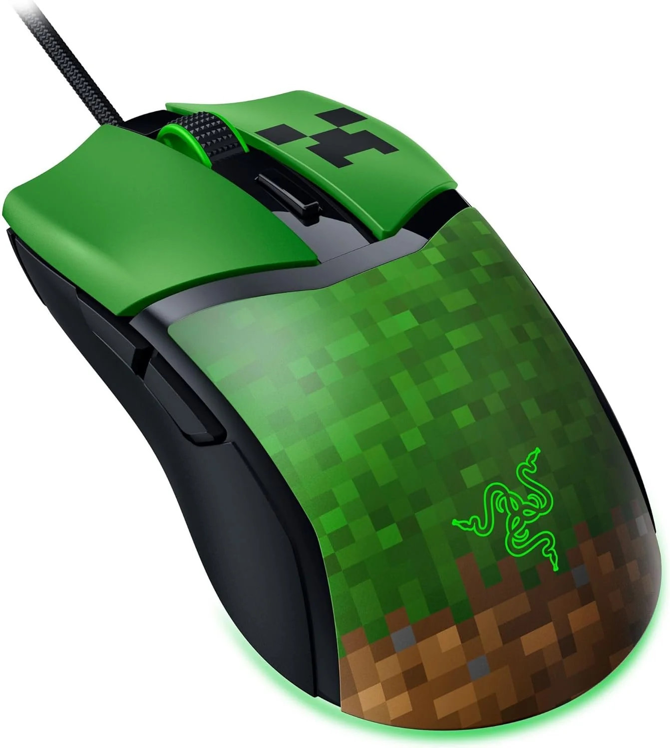 Rato Gaming com Fios Razer Cobra Minecraft Edition 8500 DPI Ótico RGB - Imagem 10