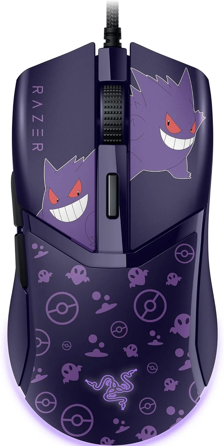 Rato Gaming Razer Cobra Pokémon Gengar Edição Limitada 8500 DPI RGB Chroma