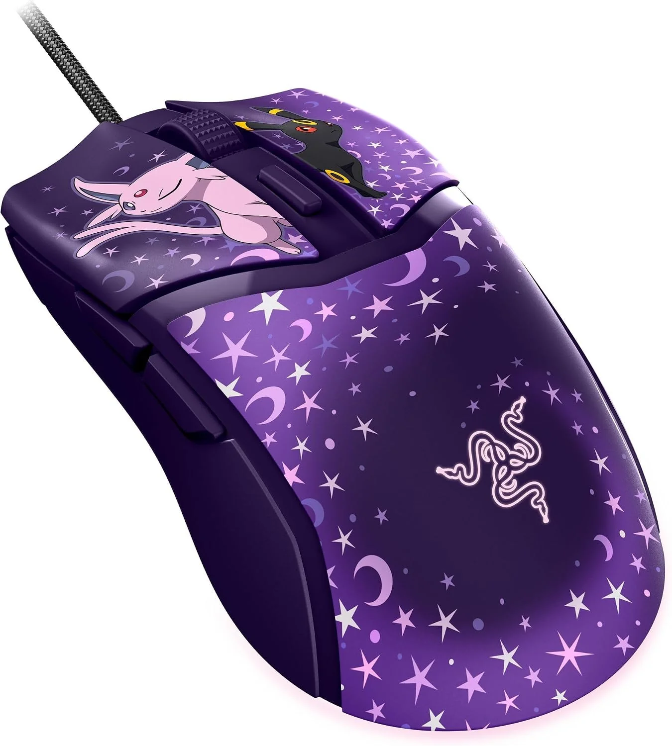 Rato Gaming Razer Cobra Edição Especial Pokémon Espeon/Umbreon — RGB, 8500 DPI - Imagem 10