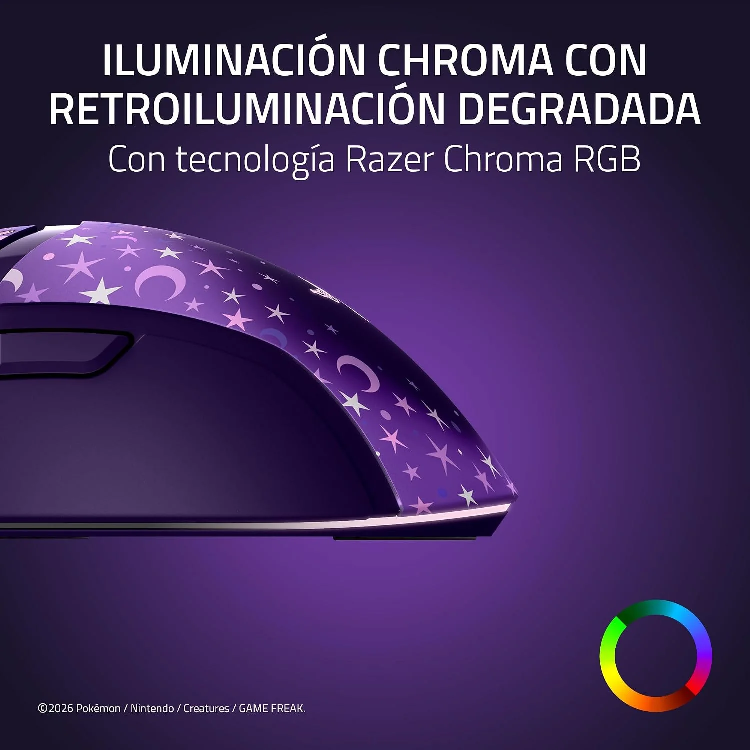 Rato Gaming Razer Cobra Edição Especial Pokémon Espeon/Umbreon — RGB, 8500 DPI - Imagem 3