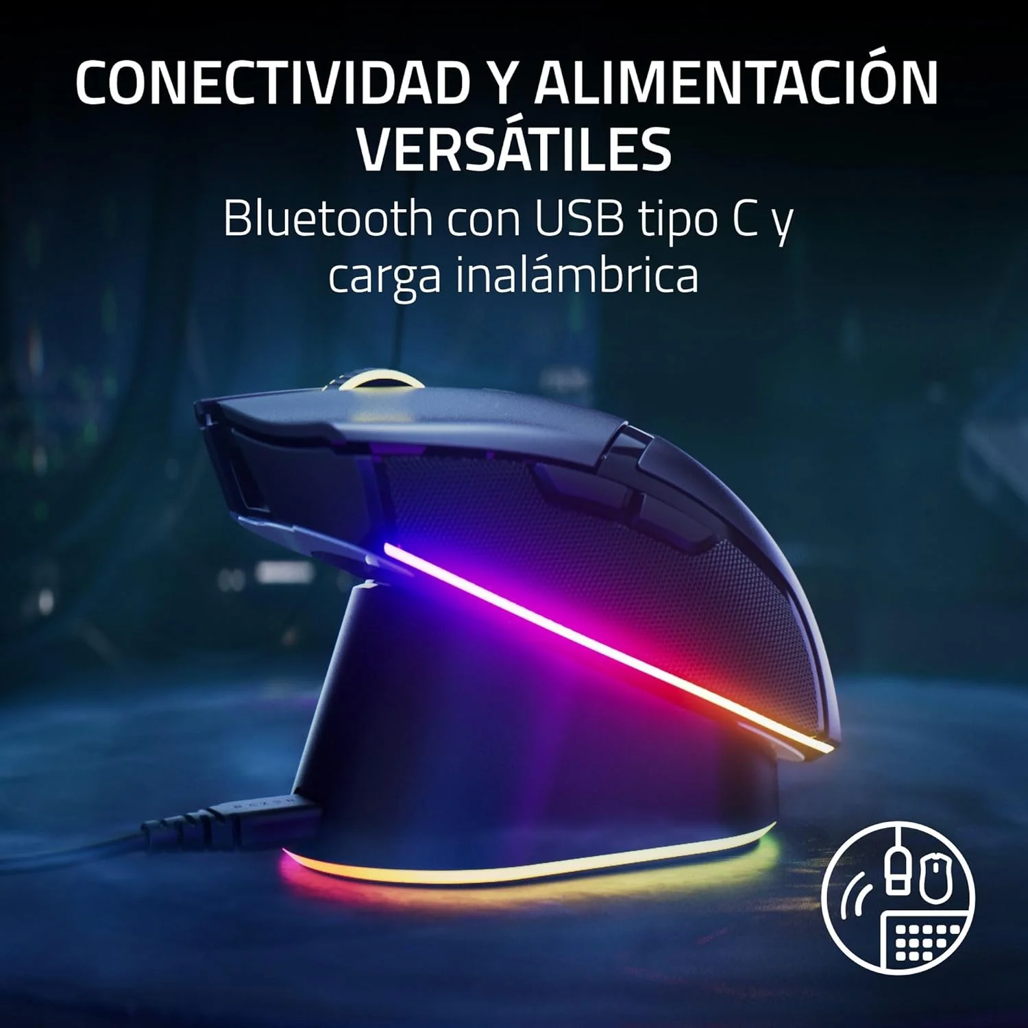 Rato Gaming Razer Cobra Pro — Sensor Óptico 30000 DPI, RGB, Sem Fios e Com Fio - Imagem 10