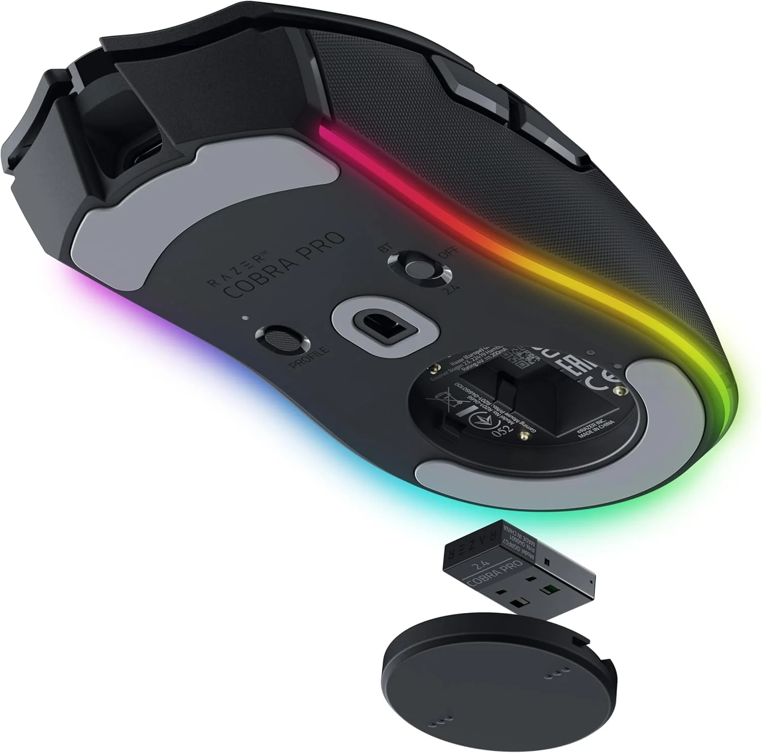 Rato Gaming Razer Cobra Pro — Sensor Óptico 30000 DPI, RGB, Sem Fios e Com Fio - Imagem 2