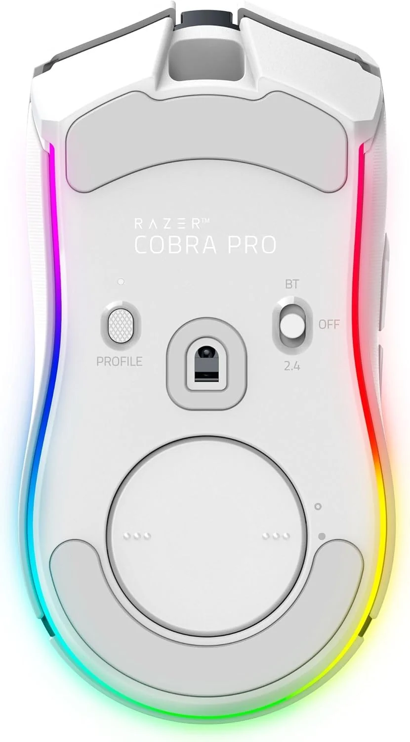 Rato Gaming Sem Fios Razer Cobra Pro Branco 30000 DPI Bluetooth USB-C - Imagem 10