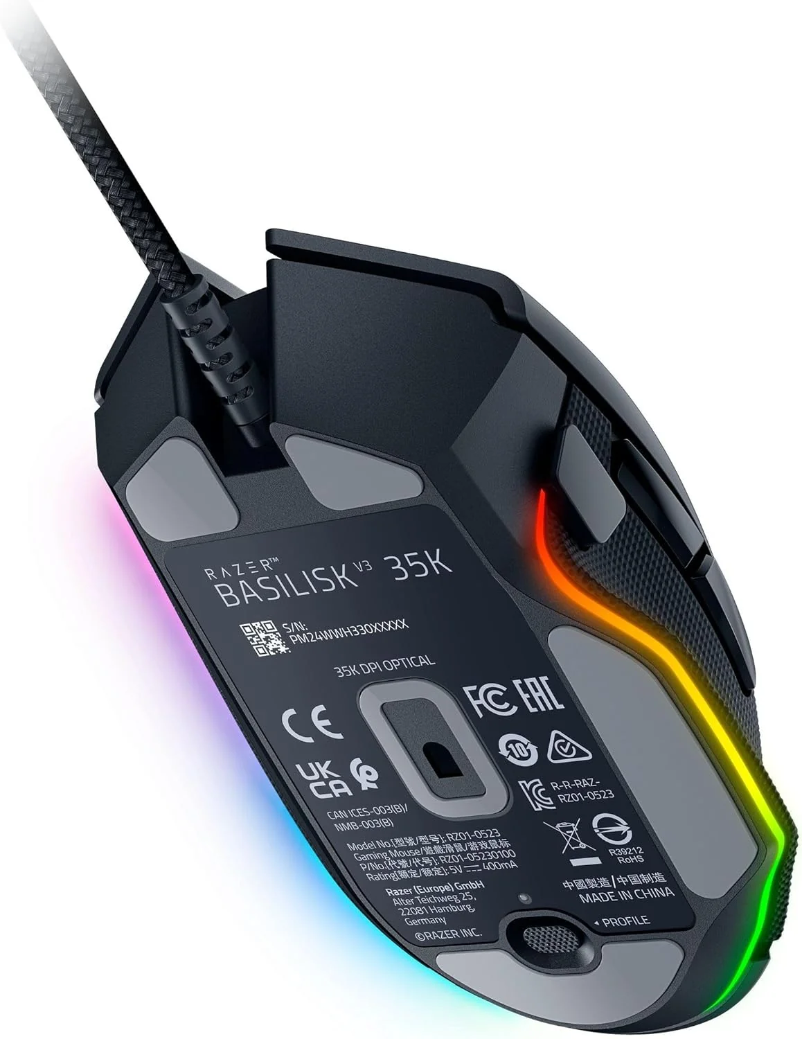 Rato Gaming Razer Basilisk V3 35K com Sensor de 35.000 DPI - Imagem 11