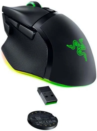 Rato gaming sem fios Razer Basilisk V3 Pro 35K Focus Pro Bluetooth USB preto - Imagem 5