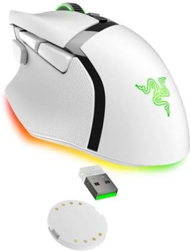Rato Gaming Razer Basilisk V3 Pro 35K Branco Sem Fios - Imagem 5