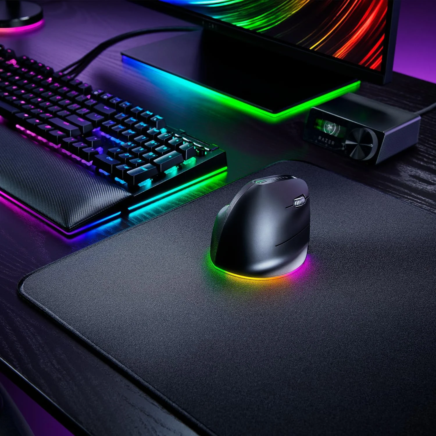 Rato Vertical Sem Fios Razer Pro Click V2 Ergonómico 30000 DPI RGB - Imagem 2