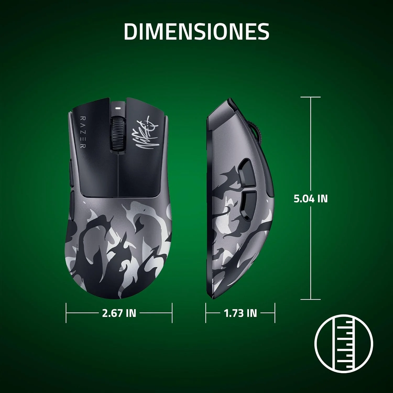Rato Gaming Sem Fios Razer DeathAdder V4 Pro NiKo Edition Ergonómico - Imagem 9