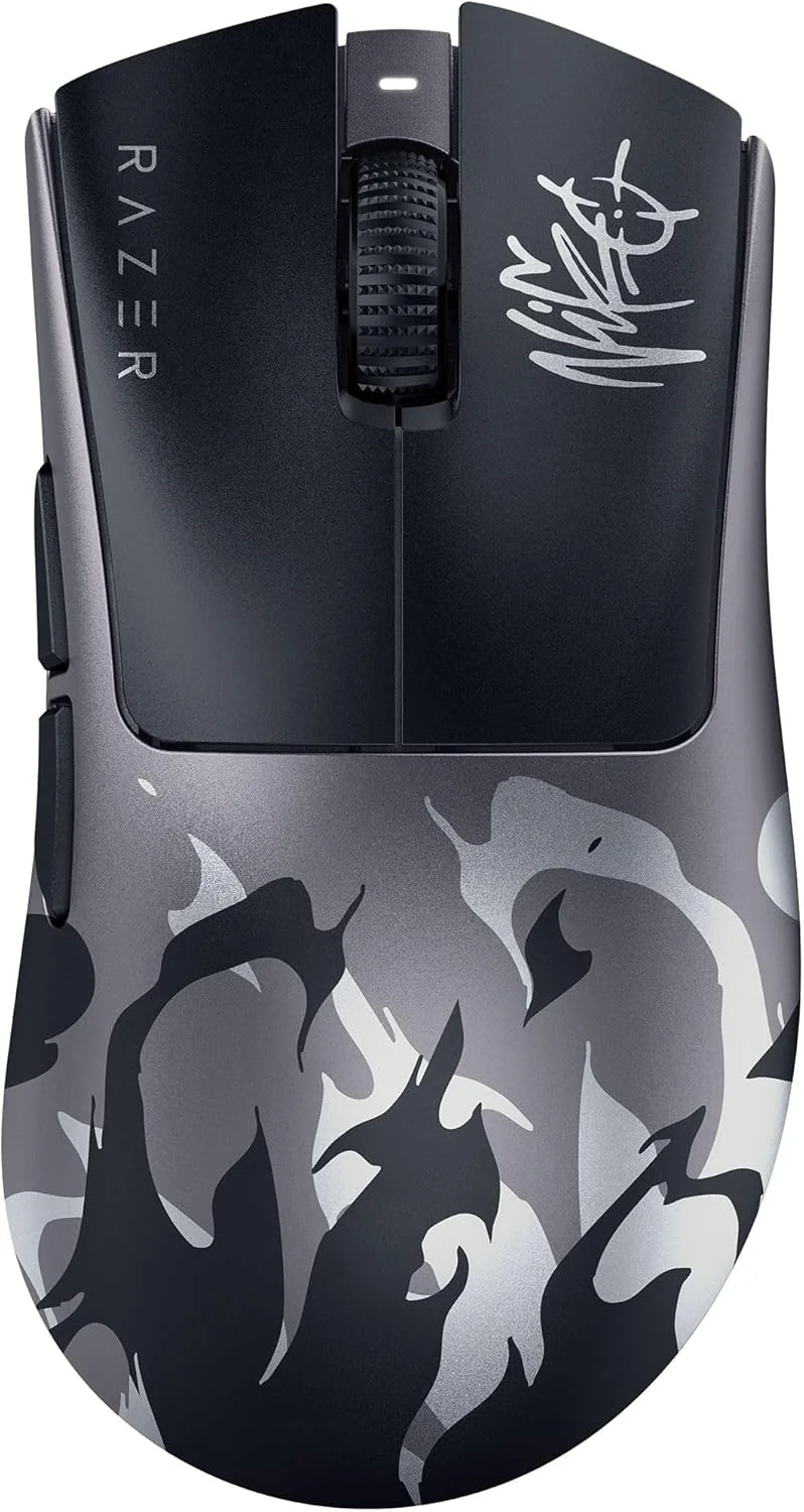 Rato Gaming Sem Fios Razer DeathAdder V4 Pro NiKo Edition Ergonómico