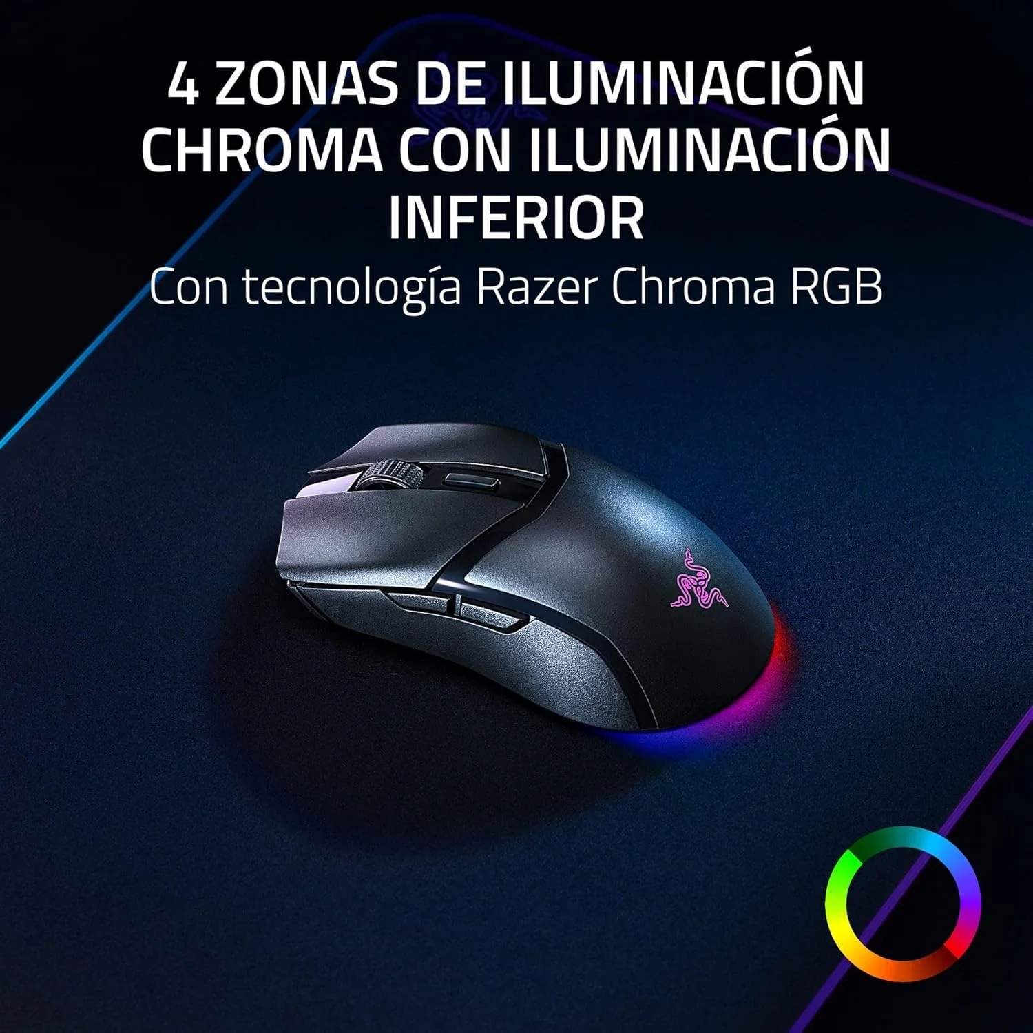 Rato Gaming Razer Cobra HyperSpeed Wireless 2.4GHz Bluetooth Optical 8500 DPI Programável RGB Chroma - Imagem 5