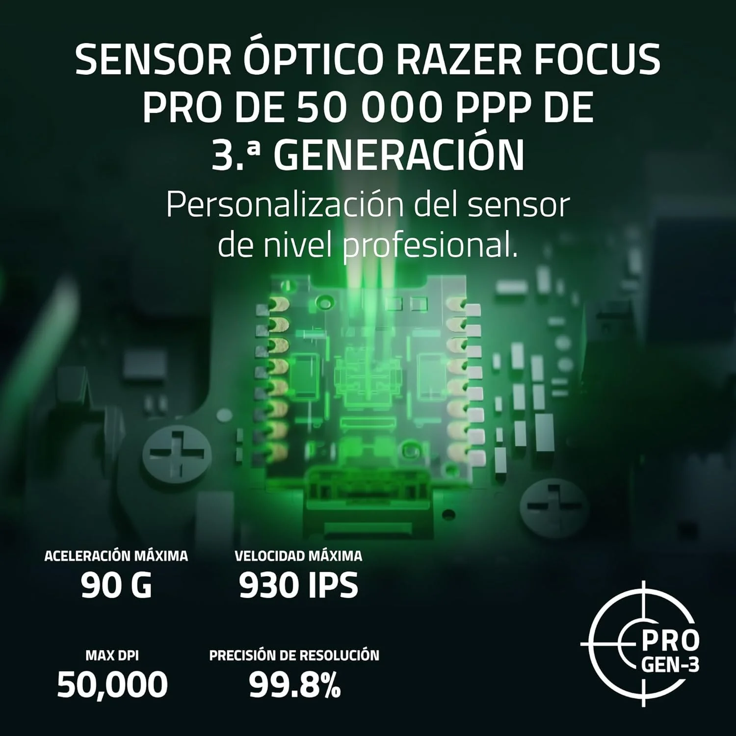 Rato Gaming Razer Viper V4 Pro Branco Wireless 50K DPI 49g Sensor Óptico HyperSpeed - Imagem 7